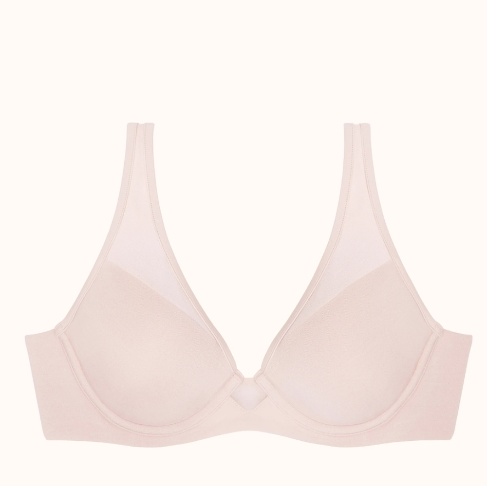Thirdlove 24/7 cotton plunge bra